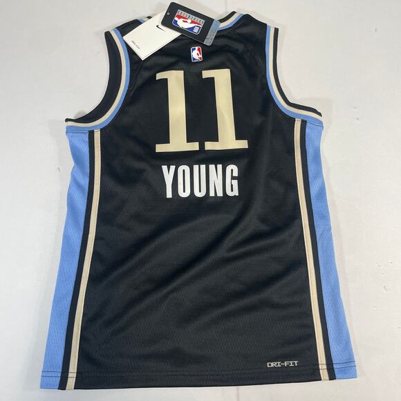 Trae Young Atlanta Hawks Nike Youth Dr-Fit 2023-24 City Edition Jersey - Picture 2 of 2